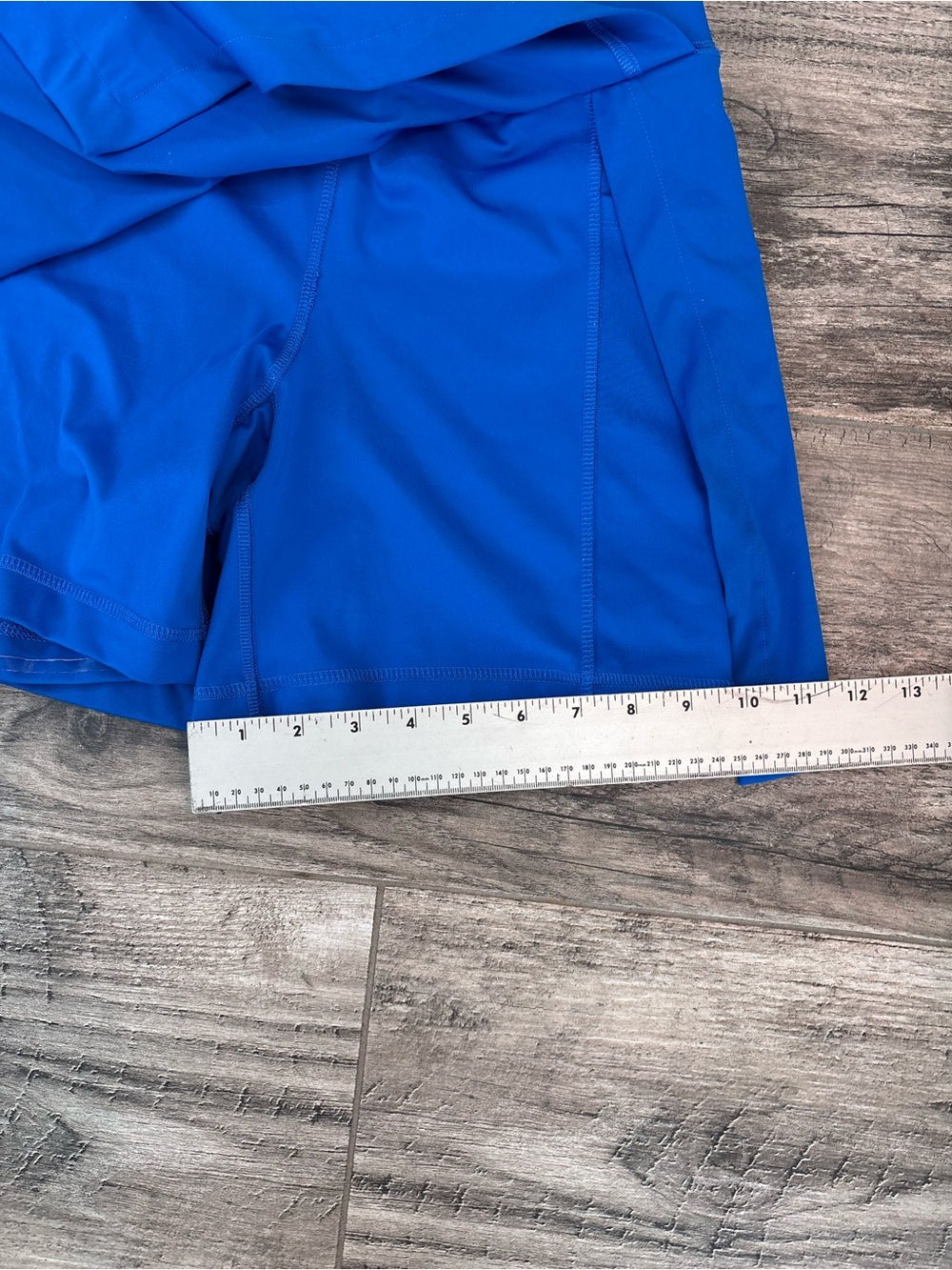 Disney Royal Blue Mini Skort with Character Patch kids sz:M preowned 183# - Picture 9 of 10
